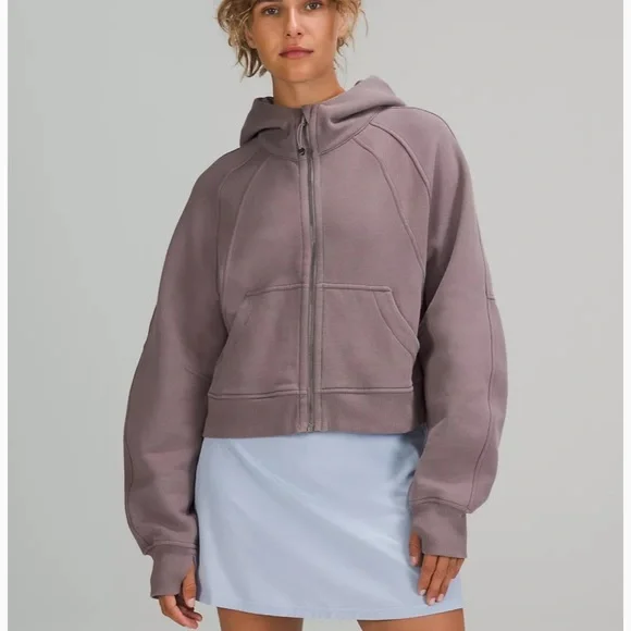 🍋LULULEMON SCUBA OVERSIZED FULL ZIP HOODIE/JACKET-XS/S, M/L, XL/XXL-LUNAR ROCK - Picture 3 of 12